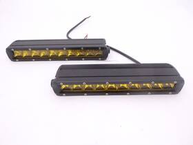 Sam-111 Samlight 2 Pack 11 Inch Yellow Led Light Aluminum Bars 50 W See Desc