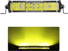 San Young 710963556611 Amber 7 Inch Led Light Bar 12v-60v 60w 6000lm Waterproof Offroad For Trucks