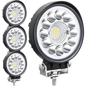 San Young 727636188673 Led Light Pods For Trucks 4 Inch Tractor Work Round