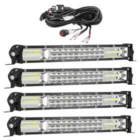 San Young 783902588684 12 Inch Led Light Bar Kits 4 12inch Slim Bars 1 12v Wiring Ha