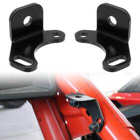 Zp-yj-030603-038 Sautvs 2pcs Adjustable Rear Pillar Flag Antenna Mounting Brackets Led Whip Light B