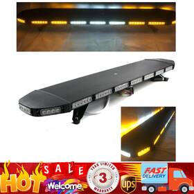 29987079 Senderpick 47 Inch 108 Led Strobe Light Bar Amber Response Emergency Beacon Warn Tow Truck Us
