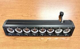 810-2080-8 Shark 80w Universal Led Light Bar With Halo Rings Angel Eyes For Auto Atv Boat Etc