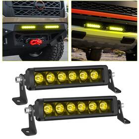B0101-bsr3d08y-1 Shenzhen Nova 2 For 19-25 Dodge Ram 1500 Dual 6/8/10inch Led Grille Kit Amber Work Light Bar Fog
