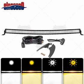 Si-70101011 Si 70202021 52ftft Strobe Led Light Bar Roof Mounts Wire 4 Modes For 10-18 Ram 1500/2500/3500