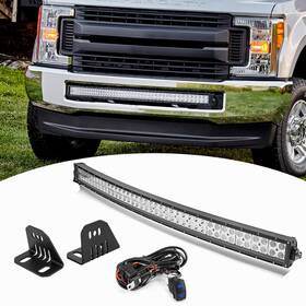 Si-70102061 Si 70202009 Bumper 42 Inch Led Light Bar Mount Wire Kit For Ford F250 F350 Super Duty 2017-2022
