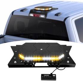 Si-70105007 Si For F250 F350 F450 2017-2024 14ftft 42 Led Emergency Strobe Light Bar And Cab Mount