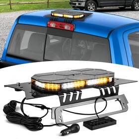 Si-70105012 Si 16ftft 42led Emergency Strobe Light Bar And Cab Mount For Ram 1500 Classic 2019-2024