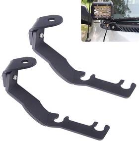 Si-zt170 Si Si-zt170/zt89-a/zt054 Upper Hood Ditch Cube Led Light Pods Mount Bracets For 1995-2022 Toyota Tacoma