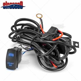 Wi003 Si 12v 40a Wiring Harness Kit Fuse On Off Switch Relay For Led Fog Work Light Bar