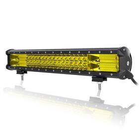 02-7d-288-yl-c Skyworld Led Light Bar 20 Inch 288w Triple Row 7d Yellow Amber Flood Spot Combo Beam Off