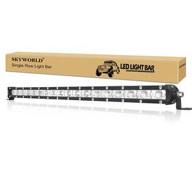 05-20in-90w-c Skyworld 20 Inch 90w Single Row Led Light Bar Low Profile Ultra Thin Slim M