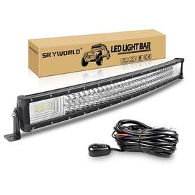 Yy-07-7d-32in-405-c-lk001-188 Skyworld 32 Inch 405w Led Light Bar Curved Flood Spot Combo Beam Work Lig