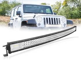 Yy-07-7d-50in-648-c-fba-166 Skyworld 50 Inch Curved Led Light Bar 648w Spot Flood Combo Off-road Lights B