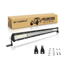 Yy-09-7d-24in-216-c-fba-168 Skyworld 24 Inch 216w Led Work Light Bar Double Row Flood Spot Combo Beam Fog