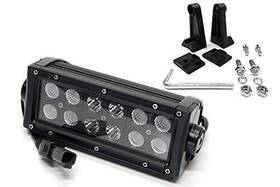 75075 Southern Truck Black 7 5 Led Light Bar Face Str Dbl Row Combo