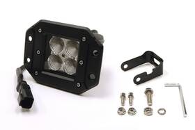 77910 Southern Truck Cube Flush Mount Cree 2 Inch Led Amber White Light Single 12 6w