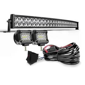 Spead-vmall 750266421339 Dot 5d Curved 32 Inch 180w Led Light Bar 2x 4 60w Cube Pods Wiring Kit For D Spead-vmall 750266421339 Dot 5d Curved 32 Inch 180w Led Light Bar 2x 4 60w Cube Pods Wiring Kit For D