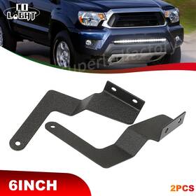 Tundra07 Streetrays Originals Srx Grillelightbar Sr Led Light Bar Hidden Lower Bumper Grille Mount Brackets For 05-up Tacoma