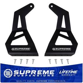 58239 Supreme Suspensions Light Bar Brackets For 2004-2014 Ford F-150 50 Inch - 52 Led Upper Windshield Mounts