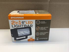 Sylvania 059089340527 3300lm 2-in-1 6in Led Light Bar With Spot Lightbar2n1pbx New