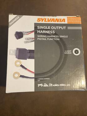 Lbarhrns1pbx Sylvania New Single Output Harness Wiring Pigtail Function 12v
