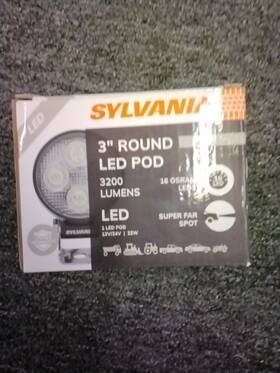 Rnd3inspbx.bx Sylvania Led 3 Inch Round Light Pod Spot 3200 Raw Lumens Rnd3inspbx.bx Sylvania Led 3 Inch Round Light Pod Spot 3200 Raw Lumens