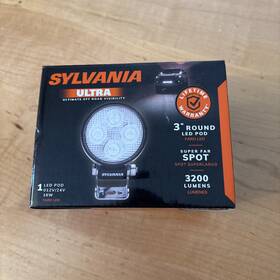 Ulrnd3inspv2.bx Sylvania Led 3 Inch Round Light Pod Spot 3200 Raw Lumens 1pc