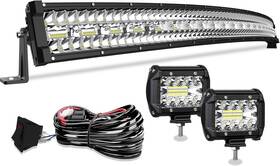 Tf-tr-936w2p60w-bt T-former Led Light Bar Curved 50 Inch 1032w Triple Row Flood Spot Combo Beam
