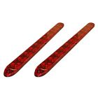T10-rr00-1 Inc Pair Tecniq Red Waterproof Led Light Bar Stop Turn