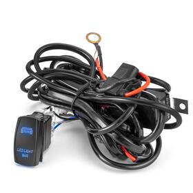 70203006ta Ta Weisen Led Light Bars Wiring Harness Kit 40amp Relay Fuse On-off Switch 2lead