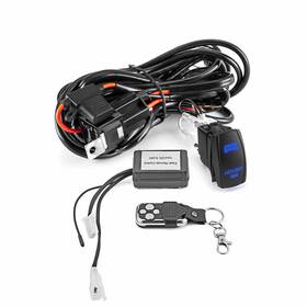 70220001 Ta 70203020 Led Light Bar Wiring Harness Kit 1-lead With Wireless Control Strobe Switch Remote
