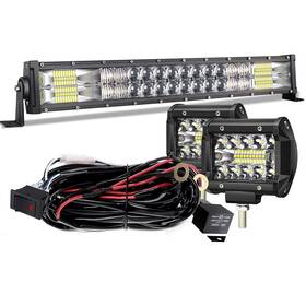 Tvlb120wbxjg2p18wtrisfbt Terrain Vision Led Light Bar 22 Inch 120w 5d Flood Spot Combo Beam Off Road D