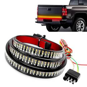 Titgoes Oesmpn3 Pack1 Tailgate Light Bar Triple Row 60 Inch High Brightness Turn Signal Brake Re