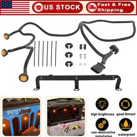 Tkqp1295 Tk-auto Plug And Play Pre-runner Led Grille Light Bar Kit For 2007-2018 Jeep Wrangler Jk