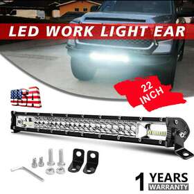 Cl-us-06s-180k-c Tkopcp 22inch 1300w Led Light Bar Dual Row Spot Flood Combo Work 4wd Truck Suv Atv 20ftft