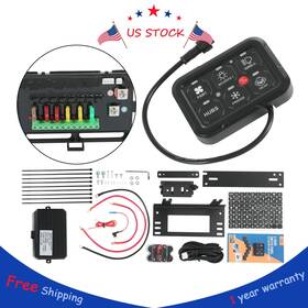 Deasvfsp-6aaa Tomtop-auto 6 Gang Switch Panel Dimmable 720w Circuit Relay System Led Light Bar Car Boat