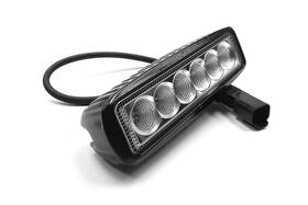Tgc72006 Top Gun Customz 6 Inch Led Light Bar 18w Flood Dt Harness 79900 2880 Lumens