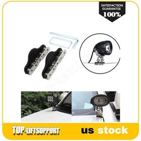 Tl16079720s Top-liftsupport Mount Mounting Hood Led Light Bar Bracket Clap Holder Universal Brand New