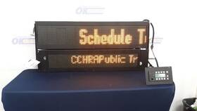 Ld1696 Transign Led Destination Signs Display With Controls