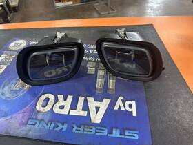Tled-h45 Trux Tled-h44 Freightliner Cascadia Led Fog/both Light Black