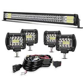 Tur-441wsttir2pb3ll60 Turbo Sii Led Light Bar 32 Inch 441w Triple Row Flood Spot Combo Beam Offroad Driving Ligh