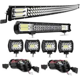 Tur-dy-684wcd126wtir4p60w-2bt Turbo Sii 50 Inch 684w Curved 20 288w Triple Row Spot 4 60w Light Pods