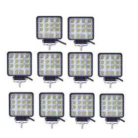 10x48w-spot Turboo Led Light Bar 10pcs 4inch 48w Work Square Spot Lights Offroad L