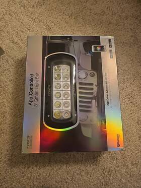 Type S 643334558832 Types Off Road App Contolled 8 Inch Smart Light Bar Bluetooth 49 Colors New