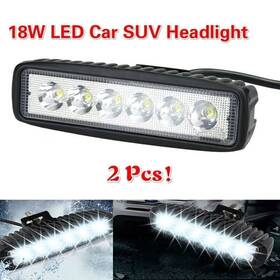 Qc00601002 U King 2pc 6led Car Drl Daytime Running Light Super White High Power Universal Fog Lamp