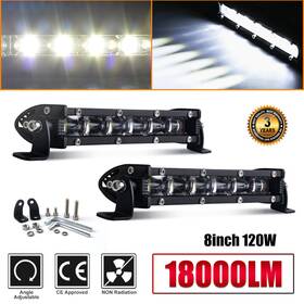9610-ledz Uni-shine 7/14/20/26/32/38/44/50 Single Row Slim Led Work Light Bar For Atv Off Road Truck