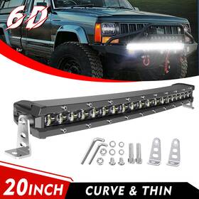 9610gzh2023921 Uni-shine Curved Slim 20 Inch 26 32 38 44 50ftft Spot Led Light Bar Truck Driving Suv 4wd Offroad