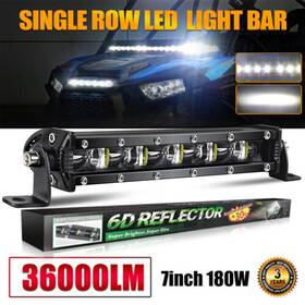 9610zndvf64789678 Uni-shine Slim 6d 7 Inch Led Flood Spot Combo Work Light Bar Fog Offroad Driving Truck Suv