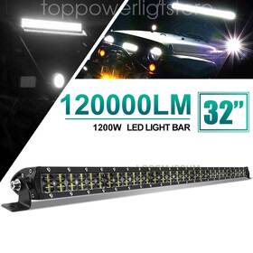 9620az32 Uni-shine 32 Inch 3200w Led Light Bar Dual Row Spot Flood Combo Beam 4wd Truck Suv Atv 30